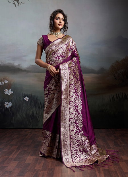 Rajwada Silk By Ast Silk Blend Saree Wholesale Suppliers In Mumbai